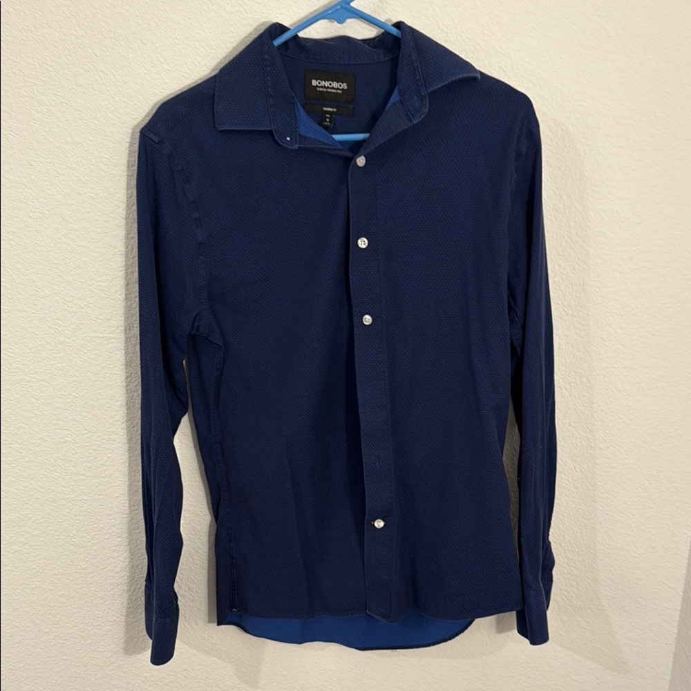 Bonobos Blue Casual Button Down Shirt